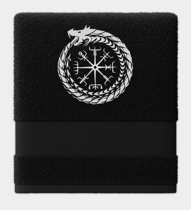 Ręcznik Wąż Midgardu z Haftem